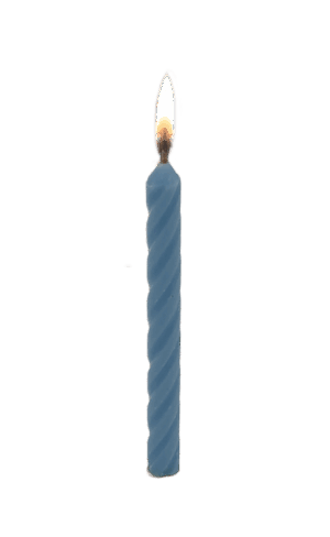 Blauwe verjaardagskaarsjes 120 stuks