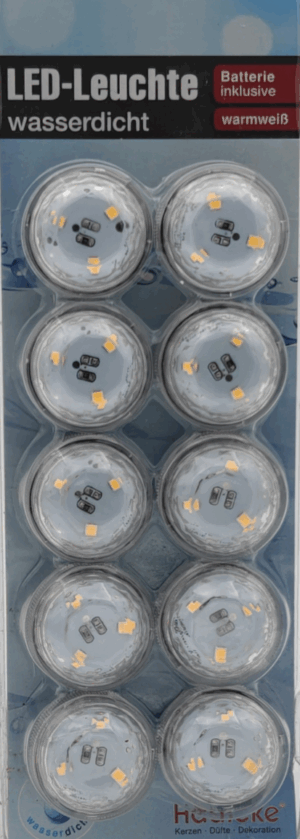 LED waterdichte lampjes 10 stuks