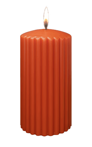 Stompkaars gerild 80x150 mm / Goudoranje