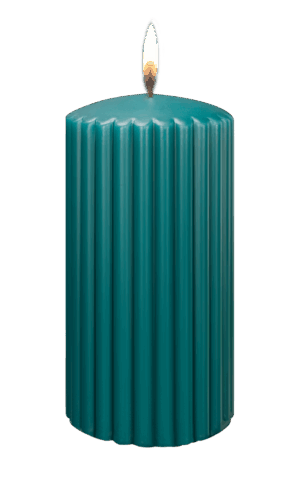 Stompkaars gerild 80x150 mm / Zeegroen