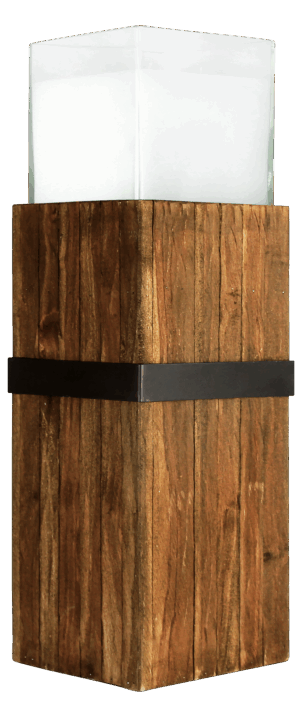 Buitensokkel 220x900 mm / hout