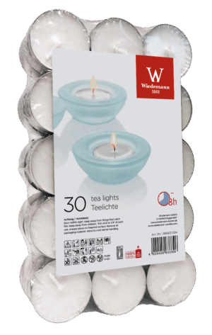 Waxinelichten 30 stuks / 4 uur