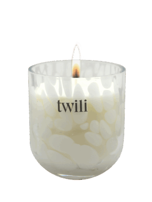 Twili geurkaars White Cotton - Cashmere  100x110 mm / wit