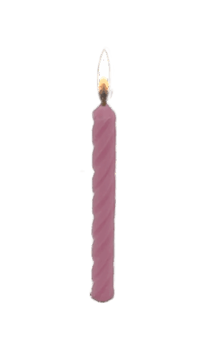 Roze verjaardagskaarsjes 120 stuks