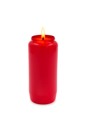 Compositielicht rood – graf- en herdenkingskaars zonder deksel TIJDELIJK SCHERP GEPRIJSD!